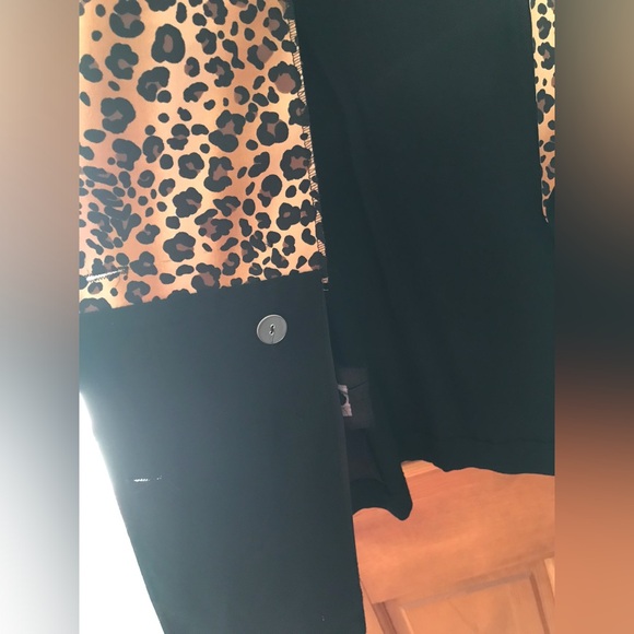 Vintage Dani Max Double Breasted Leopard Collared Jacket sz 12 - Picture 4 of 5